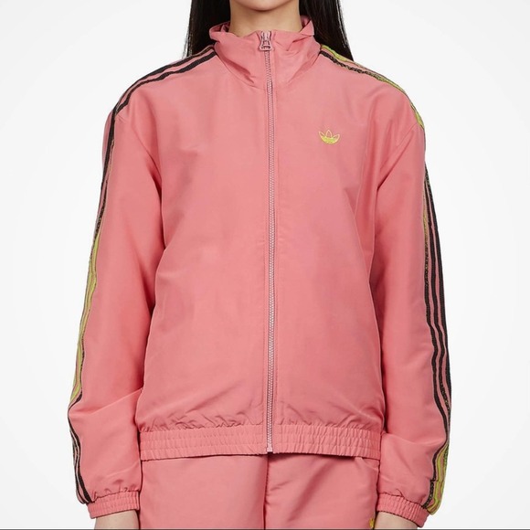Adidas originals track jacket hazy rose pink XS - Picture 2 of 8